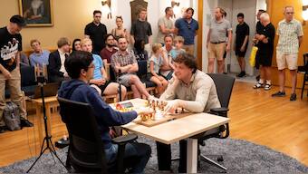 Hans Niemann pulled out from Paris leg of Freestyle Chess Grand Slam without giving any reason. Image: Hans Niemann on X
