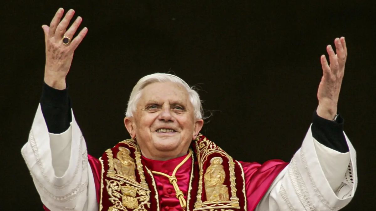 Joseph Aloisius Ratzinger was installed as the 265th pope of the Roman Catholic Church and took the name Pope Benedict XVI. File image/AP Joseph Aloisius Ratzinger was installed as the 265th pope of the Roman Catholic Church and took the name Pope Benedict XVI. File image/AP