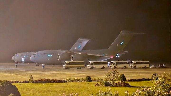 Who was trying to mislead IAF aircraft taking aid to Myanmar?