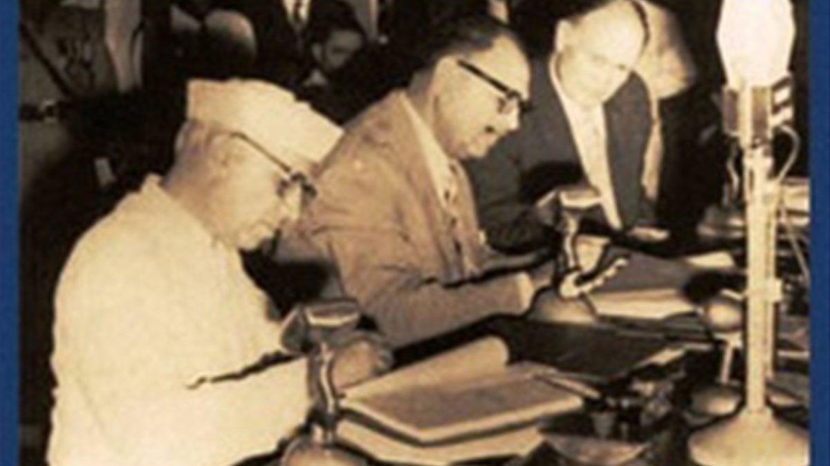 (File) The Indus Water Treaty was signed by Prime Minister Jawaharlal Nehru and Pakistan President Ayub Khan in September 1960. PTI (File) The Indus Water Treaty was signed by Prime Minister Jawaharlal Nehru and Pakistan President Ayub Khan in September 1960. PTI