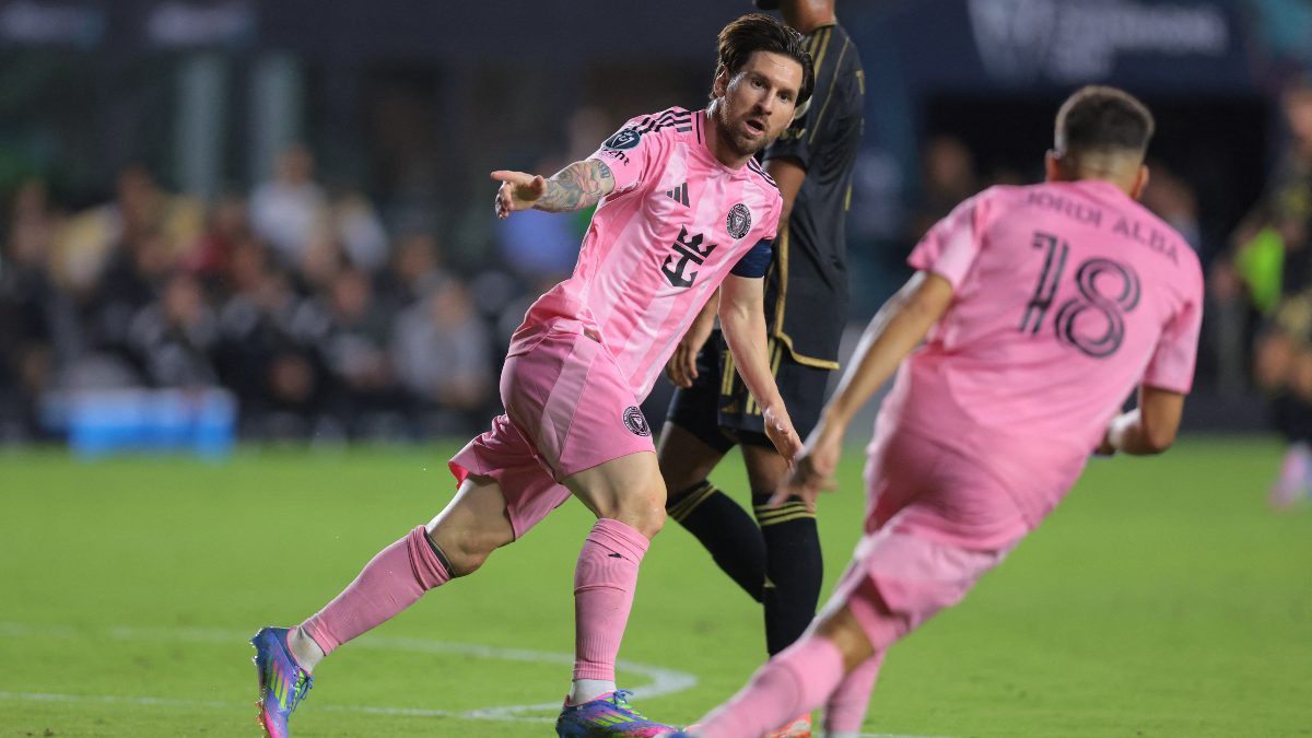Lionel Messi scored two goals as Inter Miami bounced back from 2-0 down in CONCACAF Champions Cup quarter-final tie. Image: Reuters Lionel Messi scored two goals as Inter Miami bounced back from 2-0 down in CONCACAF Champions Cup quarter-final tie. Image: Reuters