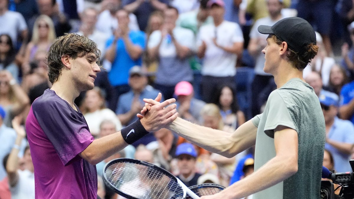 Jack Draper has defended Jannik Sinner as the Italian nears the end of the doping ban. Image: Reuters
Jack Draper has defended Jannik Sinner as the Italian nears the end of the doping ban. Image: Reuters