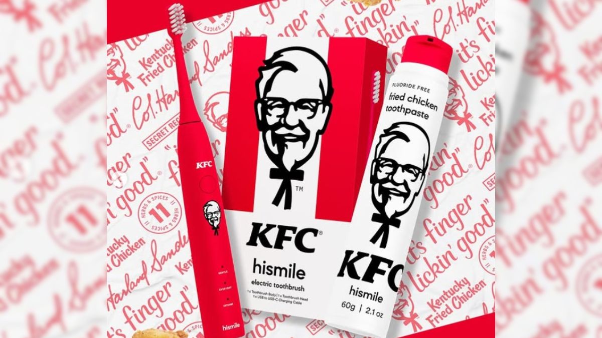 'Finger Lickin' Good': You tried it? KFC launches fried chicken-flavoured toothpaste, sells out in 48 hours 'Finger Lickin' Good': You tried it? KFC launches fried chicken-flavoured toothpaste, sells out in 48 hours