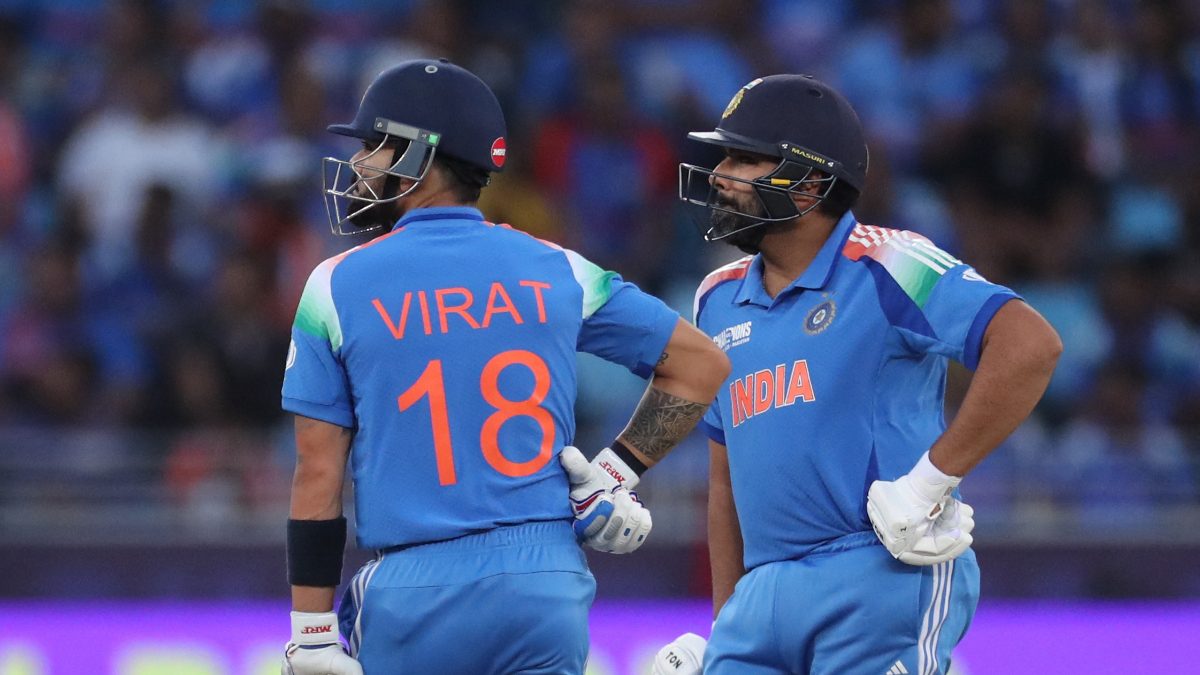Virat Kohli and Rohit Sharma during the Champions Trophy 2025. Image: Reuters Virat Kohli and Rohit Sharma during the Champions Trophy 2025. Image: Reuters