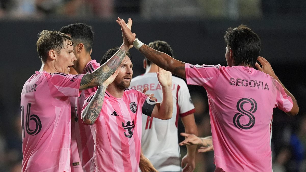 Lionel Messi scores yet another goal for Inter Miami as they secure a draw in MLS. Image: AP Lionel Messi scores yet another goal for Inter Miami as they secure a draw in MLS. Image: AP