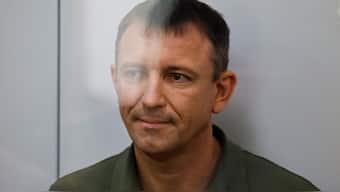 Major General Ivan Popov, former commander of Russia's 58th army, arrested on suspicion of fraud, attends a hearing at the military court in Moscow, Russia May 27, 2024. Reuters