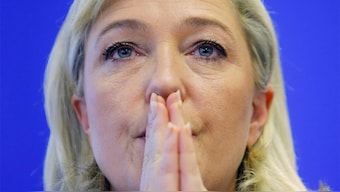 (File) French far right leader Marine Le Pen. AP