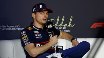 Red Bull driver Max Verstappen has been linked with Mercedes and Aston Marin. Image: Reuters