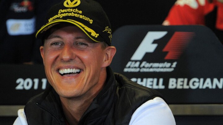 Michael Schumacher wins hearts with rare public gesture to help Sir Jackie Stewart's charity
