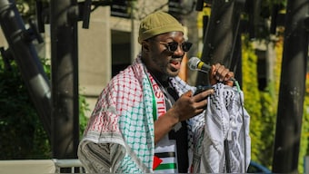 Momodou Taal, a British-Gambian student at Cornell University in New York left the US after being asked by immigration officials to turn himself in. X via The Cornell Daily Sun