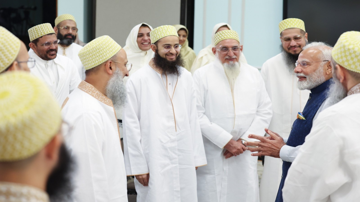 Prime Minister Narendra Modi met with members of the Dawoodi Bohra community on Thursday. (Image: https://x.com/narendramodi) Prime Minister Narendra Modi met with members of the Dawoodi Bohra community on Thursday. (Image: https://x.com/narendramodi)