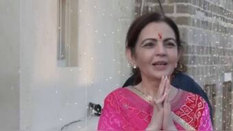 Nita Ambani, Founder and Chairperson of Reliance Foundation lauds her son's 170 km padyatra. ANI