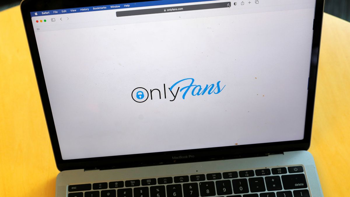 The logo for OnlyFans is seen on a device in this photo illustration in Manhattan, New York City, US, August 19, 2021. Representational Image/Reuters The logo for OnlyFans is seen on a device in this photo illustration in Manhattan, New York City, US, August 19, 2021. Representational Image/Reuters