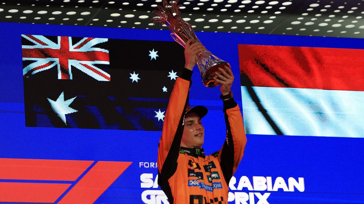 Oscar Piastri became the first Australian racer to move to the top of the Formula 1 drivers' standings since his agent Mark Webber in 2010 after winning Sunday's Saudi Arabian Grand Prix in Jeddah. Reuters Oscar Piastri became the first Australian racer to move to the top of the Formula 1 drivers' standings since his agent Mark Webber in 2010 after winning Sunday's Saudi Arabian Grand Prix in Jeddah. Reuters