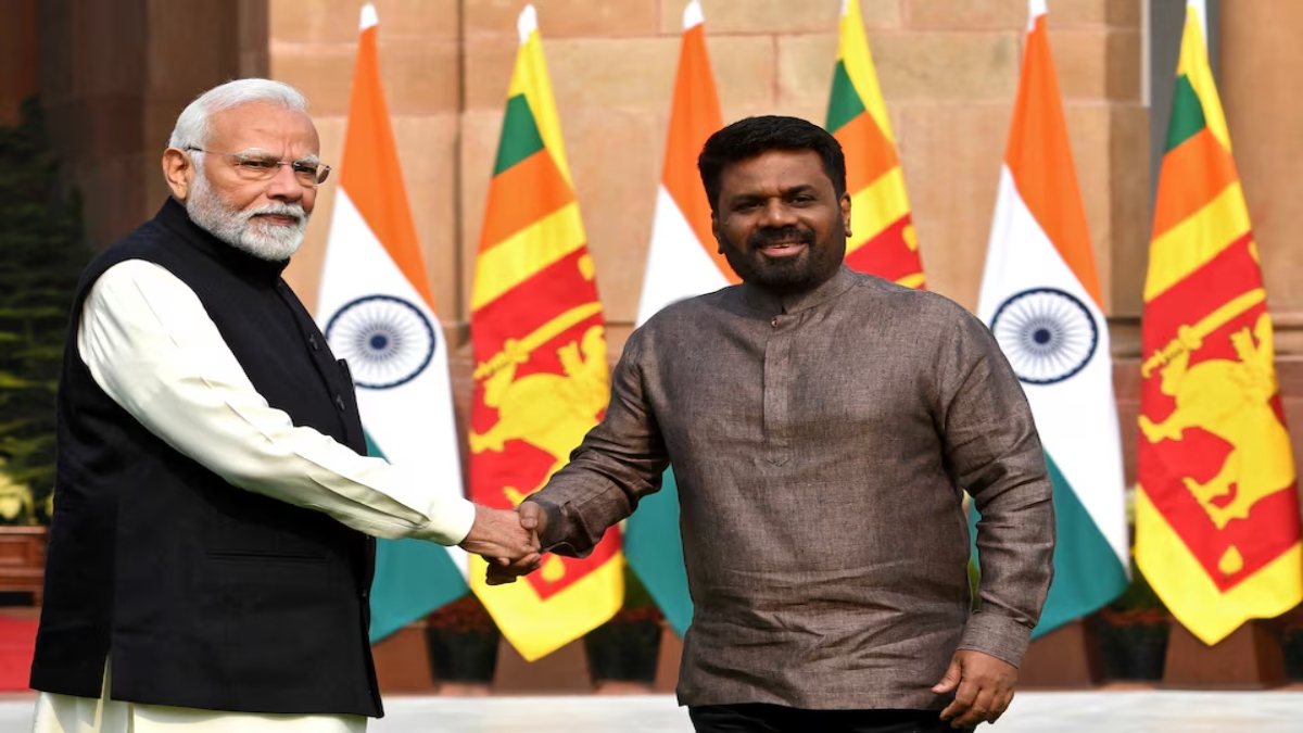 (File) Sri Lanka's President Anura Kumara Dissanayake and India's Prime Minister Narendra Modi shake hands during a photo opportunity ahead of their meeting at Hyderabad House in New Delhi on December 16, 2024. Reuters (File) Sri Lanka's President Anura Kumara Dissanayake and India's Prime Minister Narendra Modi shake hands during a photo opportunity ahead of their meeting at Hyderabad House in New Delhi on December 16, 2024. Reuters