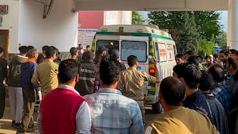 Injured being shifted to a hospital after terrorists attacked a group of tourists at Pahalgam, in Anantnag district, Jammu &amp; Kashmir on April 22, 2025. PTI