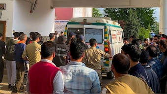 Injured being shifted to a hospital after terrorists attacked a group of tourists at Pahalgam, in Anantnag district, Jammu &amp; Kashmir on April 22, 2025. PTI