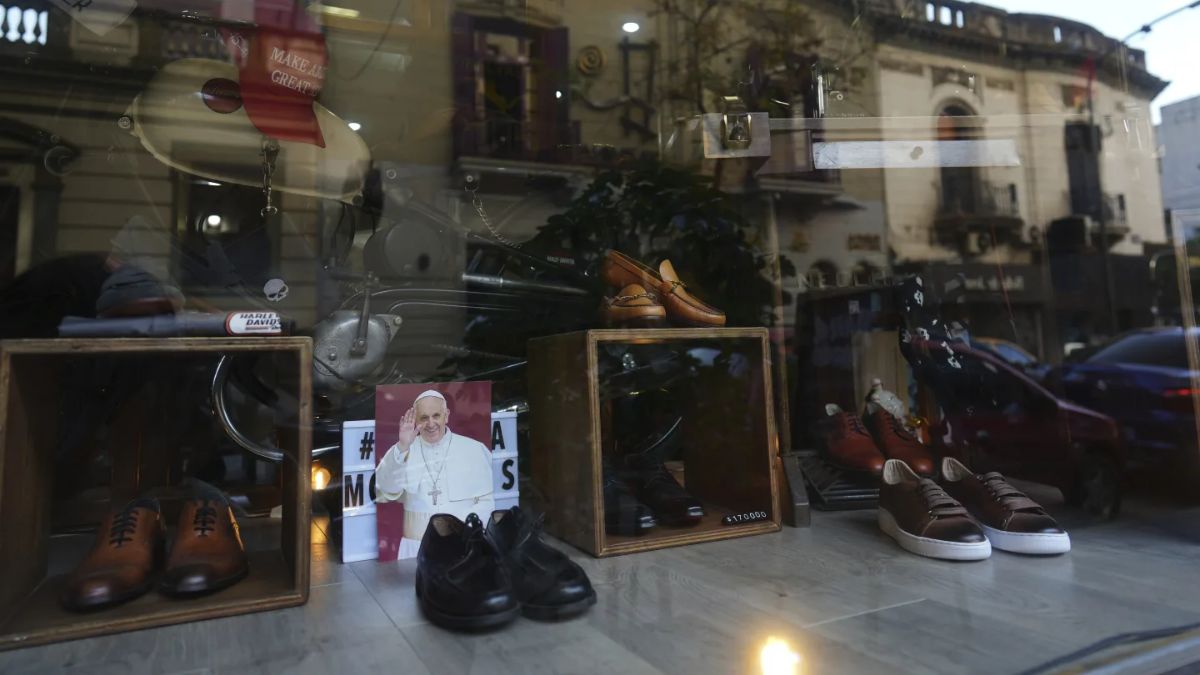 The simple black shoes are among Pope Francis' personal effects that have drawn attention of millions after his death. AP The simple black shoes are among Pope Francis' personal effects that have drawn attention of millions after his death. AP