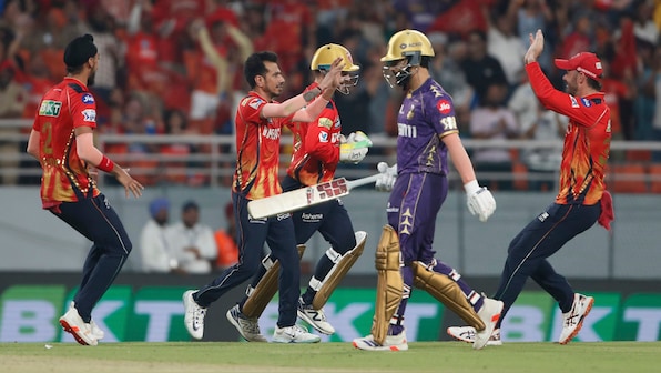 PBKS vs KKR stats: Yuzvendra Chahal goes level with Sunil Narine as Punjab Kings set a new IPL record