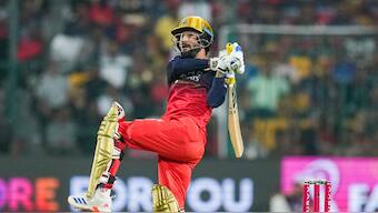 Royal Challengers Bengaluru captain Rajat Patidar was dismissed for a run-a-ball 12 by senior Gujarat Titans pacer Ishant Sharma at the during the IPL match between RCB and GT at the M Chinnaswamy Stadium in Bengaluru. PTI