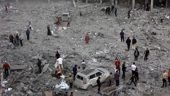 At least 44 killed in Israeli strikes on Gaza as new round of anti-war protests erupts against Hamas