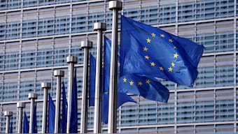 European Union flags flutter outside the EU Commission headquarters in Brussels, Belgium, File Photo/ Reuters