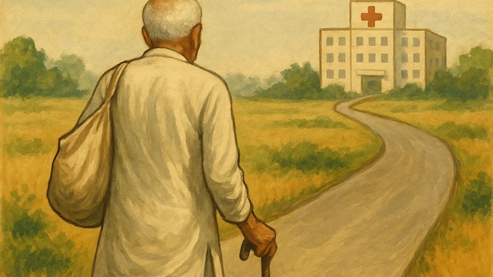 How far is my hospital? In India, it's 15 kms for OPD, 44 kms for admission