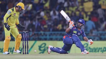 Lucknow Super Giants captain Rishabh Pant was batting on 38 at run-a-ball at one stage during the home game against Chennai Super Kings before bringing up his first half-century of IPL 2025 with a late push. AP