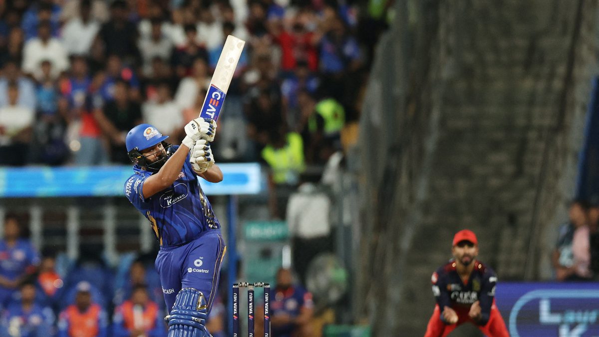 Divecha Pavilion’s Level Three at Wankhede will now be known as the Rohit Sharma Stand. Image: Reuters Divecha Pavilion’s Level Three at Wankhede will now be known as the Rohit Sharma Stand. Image: Reuters