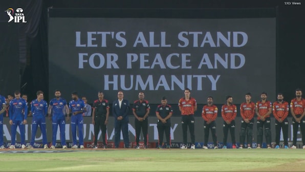 Pahalgam attack: Players wear black armbands, observe minute's silence during SRH-MI match; Pandya, Cummins pay tribute