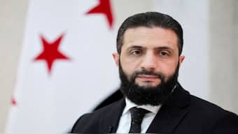 Syria’s interim President Ahmed al-Sharaa attends an interview with Reuters at the presidential palace, in Damascus, Syria, on March 10, 2025. Reuters File