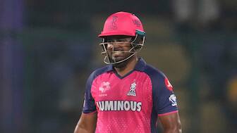 Sanju Samson didn't lead RR in most of the games in IPL 2025 due to injury concerns. Image: AP