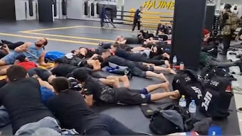 Similar incidents have been taking place in gyms across several cities in Russia. X/@Mollyploofkins
