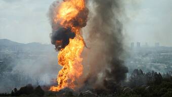 Huge fire near Malaysia capital after leak at Petronas gas pipeline. Reuters