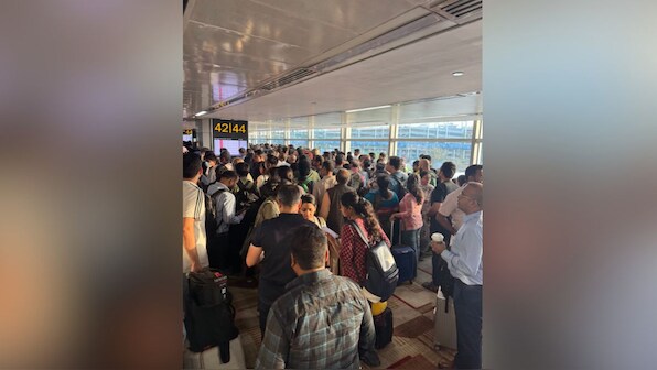 Chaos at Delhi's IGI Airport after dust storm delays flights, leaves passengers stranded