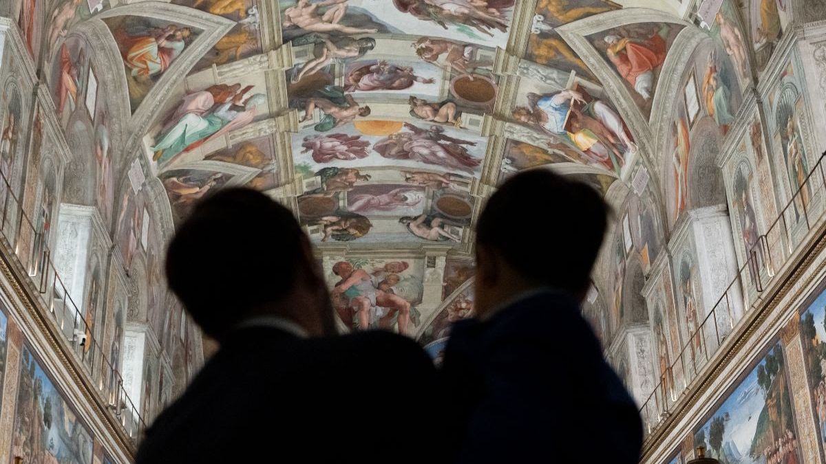 JD Vance is facing criticism over his picture inside the Sistine Chapel. X/@charliekirk11 JD Vance is facing criticism over his picture inside the Sistine Chapel. X/@charliekirk11
