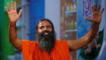 Baba Ramdev’s Patanjali has been asked to take down videos on 'Sharbat Jihad', targeting Rooh Afza. File Photo/Reuters