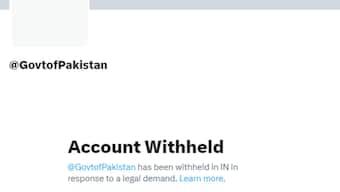 Screengrab from Govt of Pakistan's X account