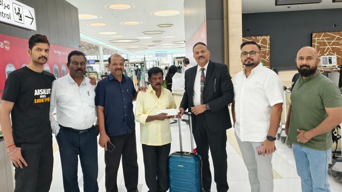 Gopalan Chandran was stuck in Bahrain for over 40 years. Facebook/Pravasi Legal Cell Gopalan Chandran was stuck in Bahrain for over 40 years. Facebook/Pravasi Legal Cell