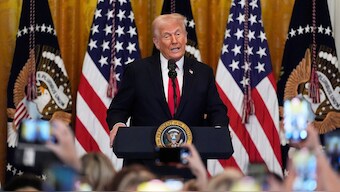 Since taking office a few months ago, US President Trump has aggressively pursued tariff policies. File image/ AP