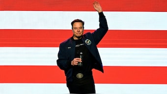 Elon Musk at a rally in Green Bay, Wisconsin, US. Reuters File
