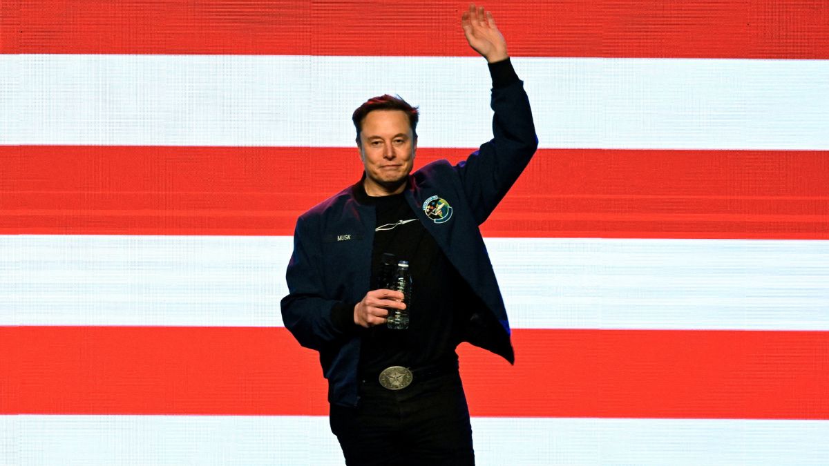 Elon Musk at a rally in Green Bay, Wisconsin, US. Reuters
Elon Musk at a rally in Green Bay, Wisconsin, US. Reuters