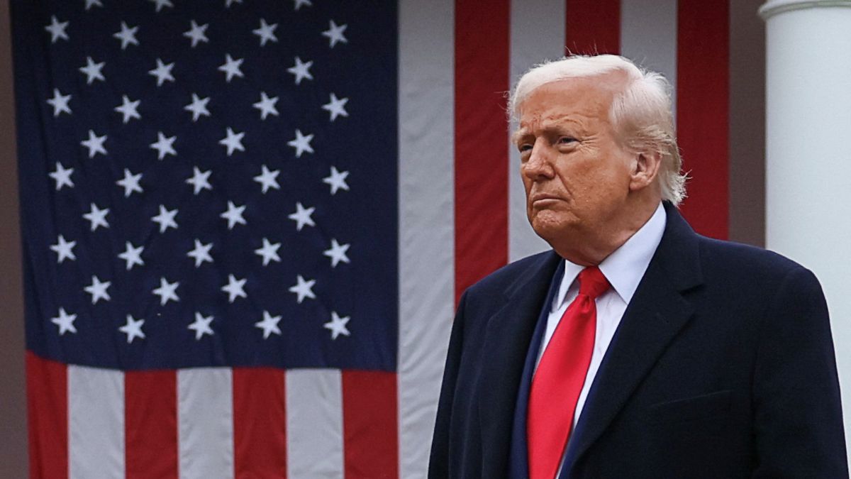 US President Donald Trump stands, after delivering remarks on tariffs, in the Rose Garden at the White House in Washington, DC, US, April 2, 2025. Reuters US President Donald Trump stands, after delivering remarks on tariffs, in the Rose Garden at the White House in Washington, DC, US, April 2, 2025. Reuters