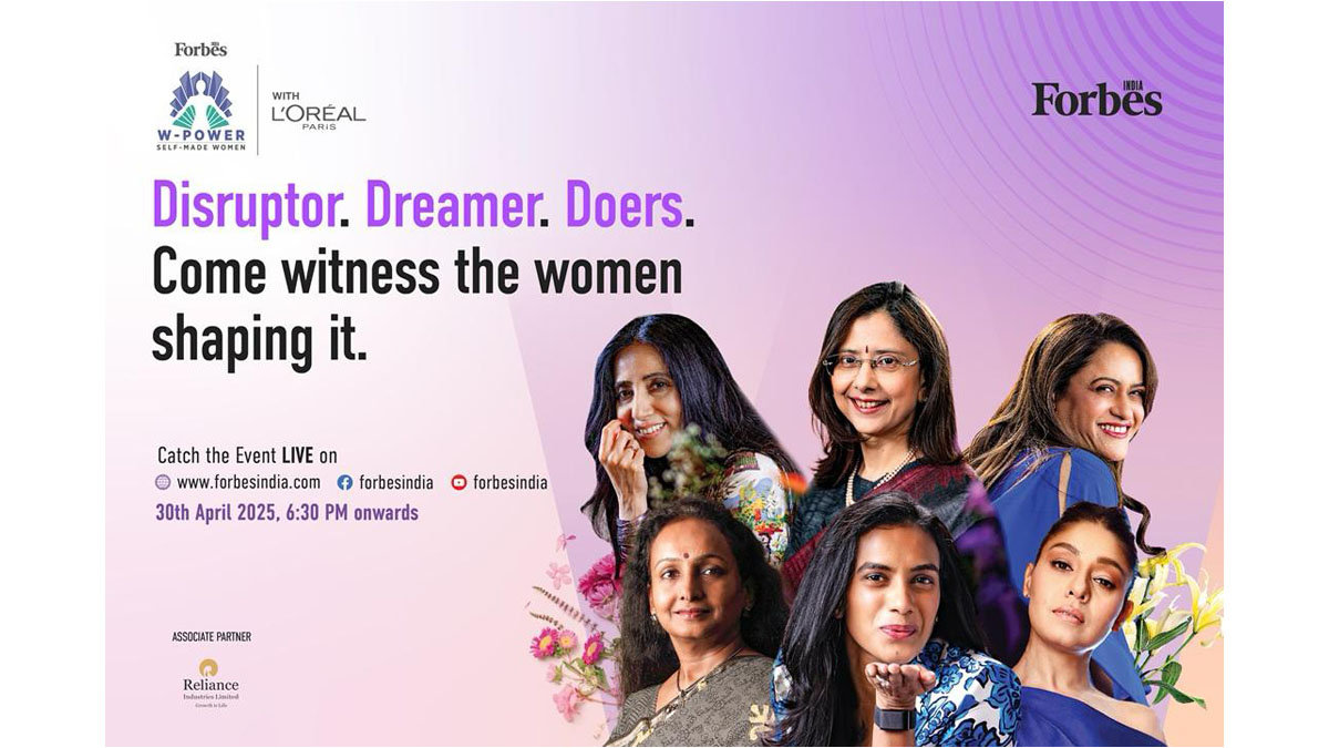 Forbes India W-Power 2025: Self-made Women Who Lead, Build, and Inspire Forbes India W-Power 2025: Self-made Women Who Lead, Build, and Inspire