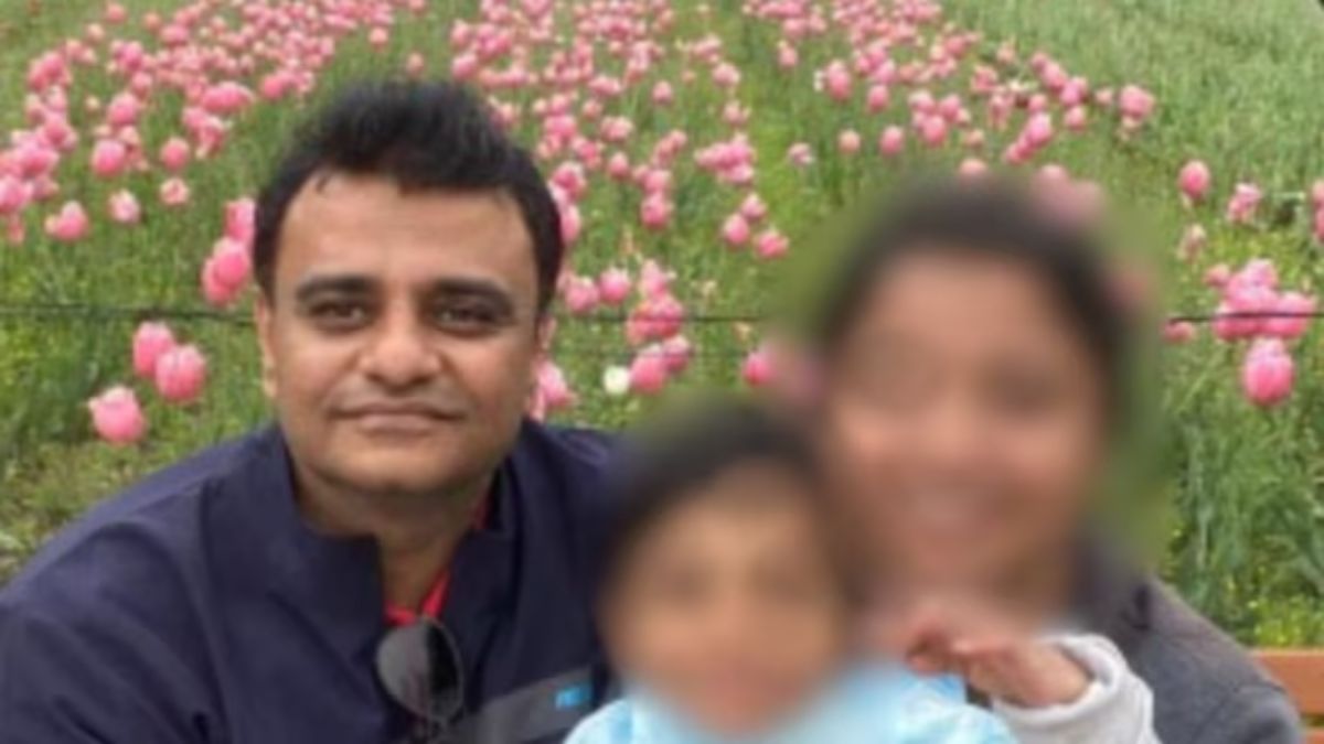 Bhushan was shot in the head in front of his wife Dr Sujatha and their 3-year-old son in Pahalgam terror attack. Image courtesy: News18 Bhushan was shot in the head in front of his wife Dr Sujatha and their 3-year-old son in Pahalgam terror attack. Image courtesy: News18