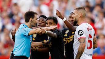 Real Madrid claims referee Ricardo de Burgos Bengoetxea is biased against them. Image: Reuters
