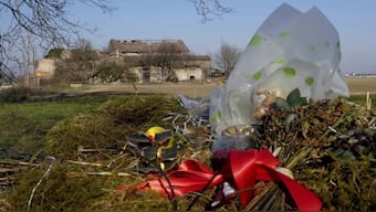 - A stuffed toy squirrel and by now long dried flowers are left in tribute near the ruins of a farmhouse in Novellara, northern Italy, Friday, Feb. 10, 2023, where the body of Pakistani Saman Abbas was found in November 2021, nineteen months after she had disappeared.  File Image: AP
