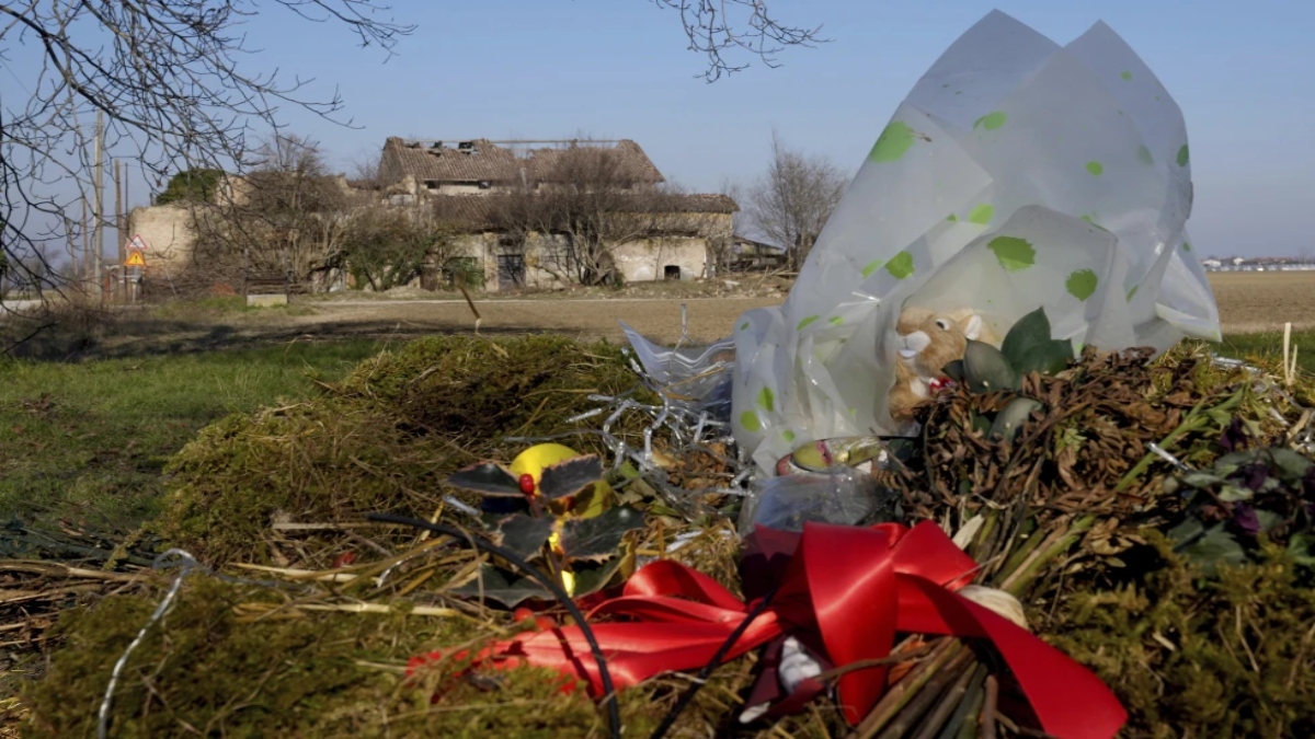 - A stuffed toy squirrel and by now long dried flowers are left in tribute near the ruins of a farmhouse in Novellara, northern Italy, Friday, Feb. 10, 2023, where the body of Pakistani Saman Abbas was found in November 2021, nineteen months after she had disappeared. File Image: AP - A stuffed toy squirrel and by now long dried flowers are left in tribute near the ruins of a farmhouse in Novellara, northern Italy, Friday, Feb. 10, 2023, where the body of Pakistani Saman Abbas was found in November 2021, nineteen months after she had disappeared. File Image: AP