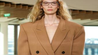 A model walks down the ramp wearing a creation by Stella McCartney for the Womenswear Ready-to-wear Fall-Winter 2025/2026 collection as part of the Paris Fashion Week, in Paris. Many big fashion houses have chosen to embrace the corp core trend, which some believe is an indicator of a looming recession. File image/AFP