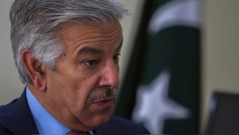 Pakistan Defence Minister Khawaja Asif